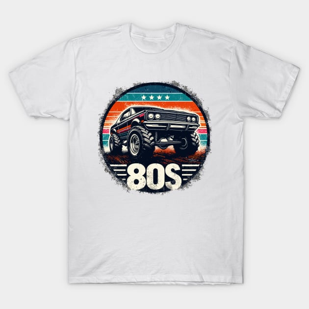 80s Car T-Shirt by Vehicles-Art